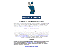 Tablet Screenshot of privacycorps.com